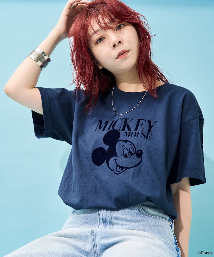 FREAK'S STORE/【MICKEY MOUSE】フロッキーTシャツ｜Daytona Park