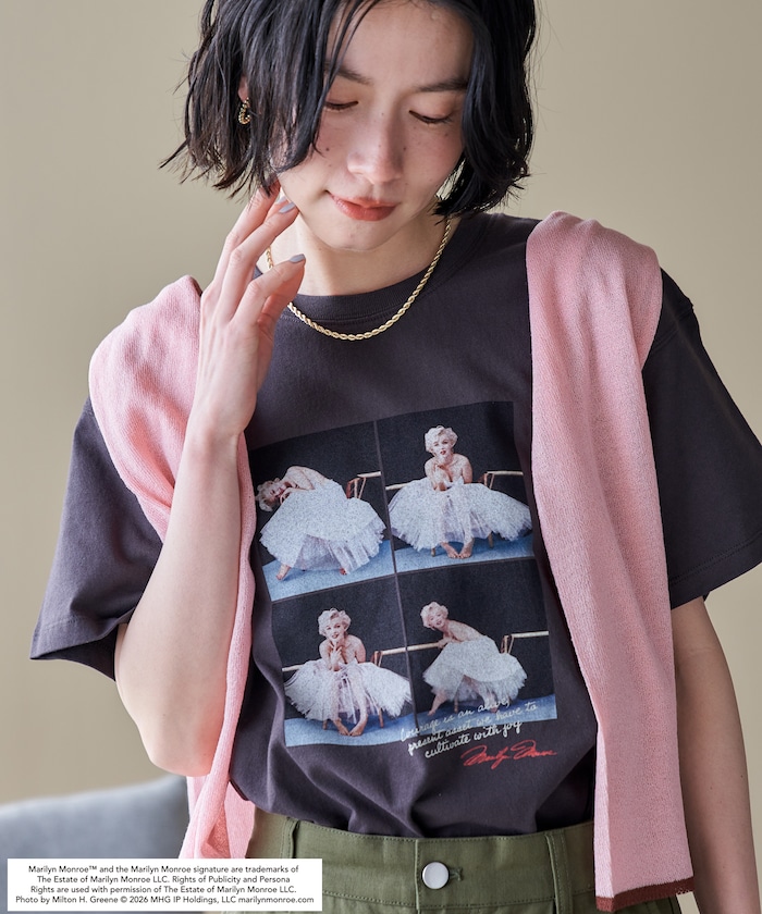 マリリン・モンロー BURST SHOT プリントTシャツ