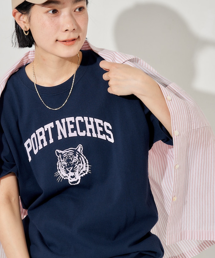 タイガープリントTシャツ