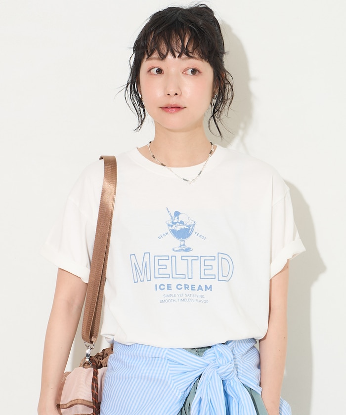 アイスクリーム プリントTシャツ