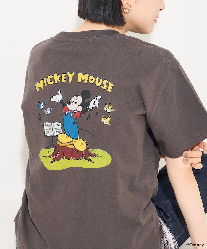 FREAK'S STORE/【MICKEY MOUSE】レトロ バックプリントTシャツ