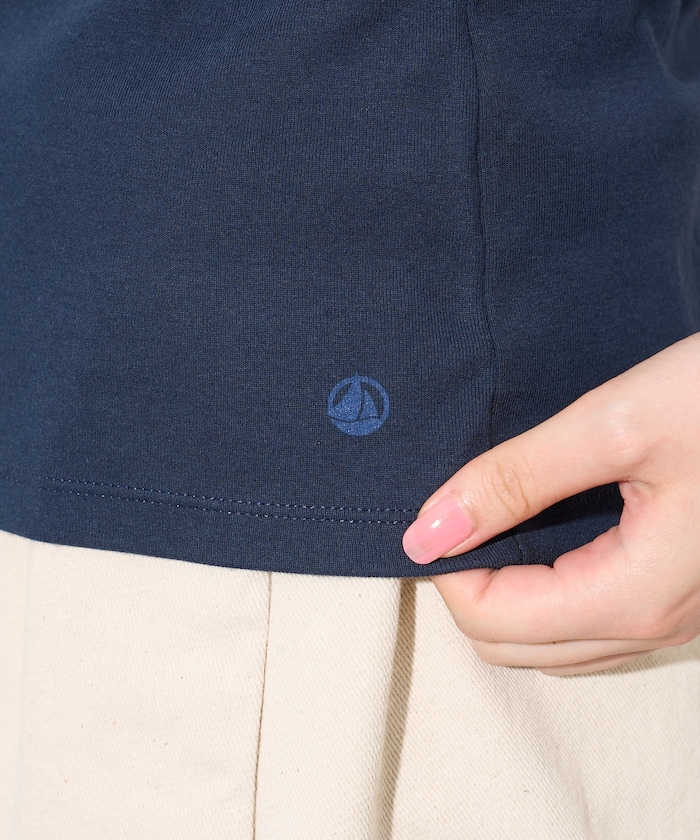 ネイビー：NAVY×ECRU