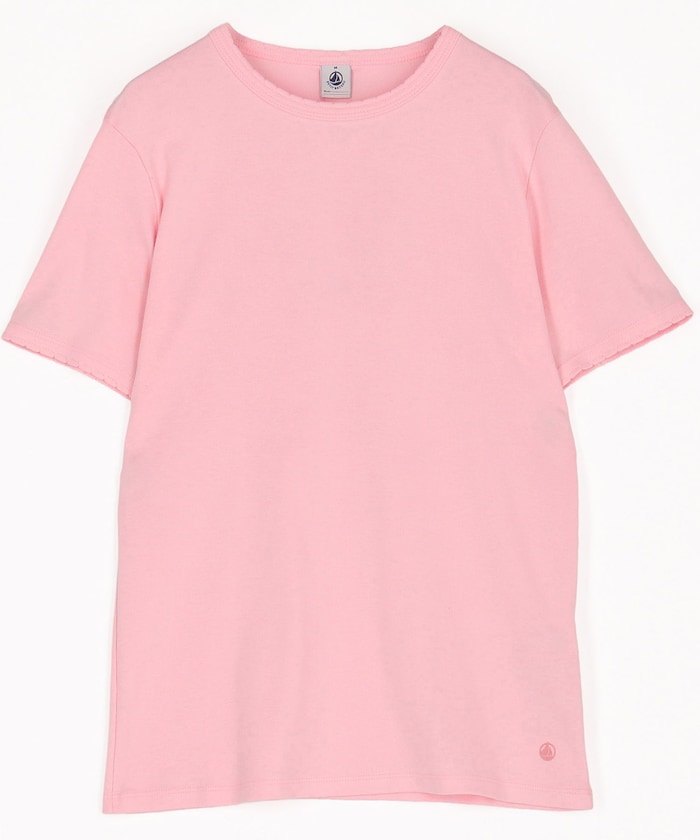 ポワンココットクルーネック半袖Tシャツ