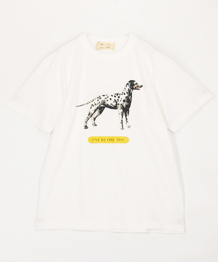original print tee dalmatian