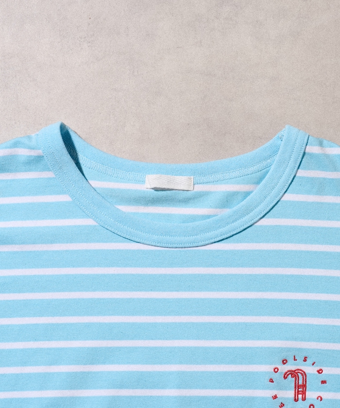 その他/別注 POOLSIDE COFFEE ロゴボーダーTシャツ｜Daytona