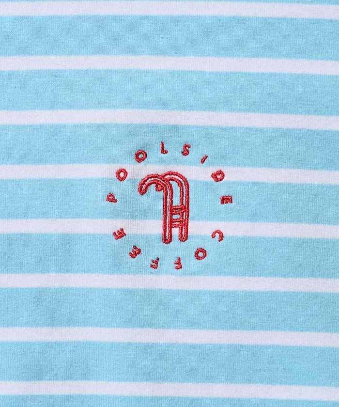 その他/別注 POOLSIDE COFFEE ロゴボーダーTシャツ｜Daytona