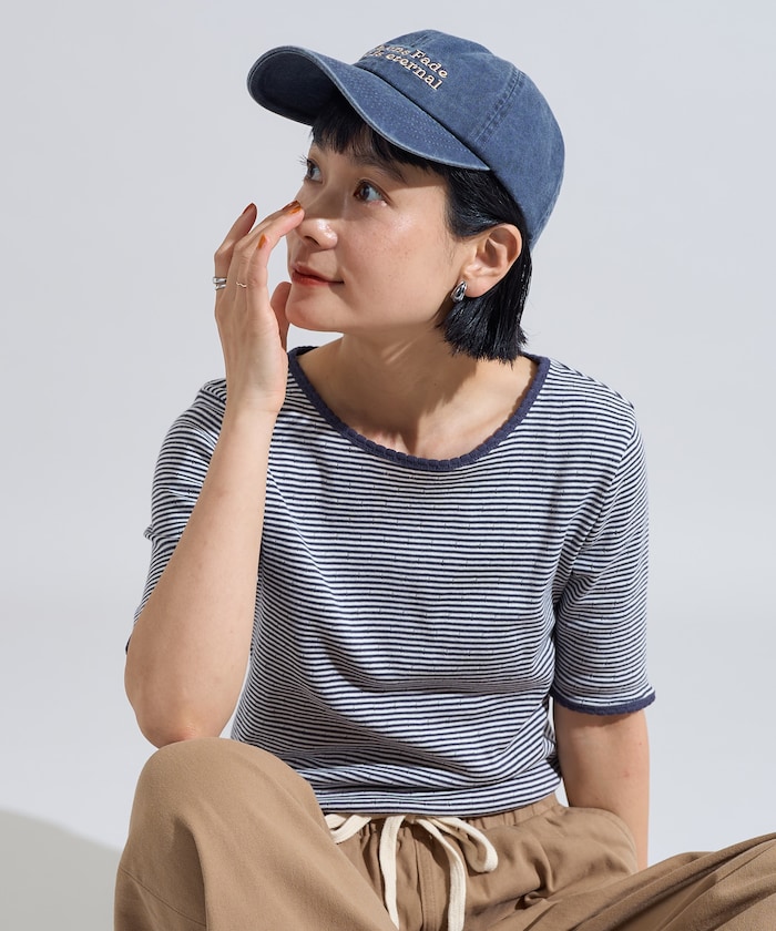シェルタック フライスボーダー5分袖Tシャツ