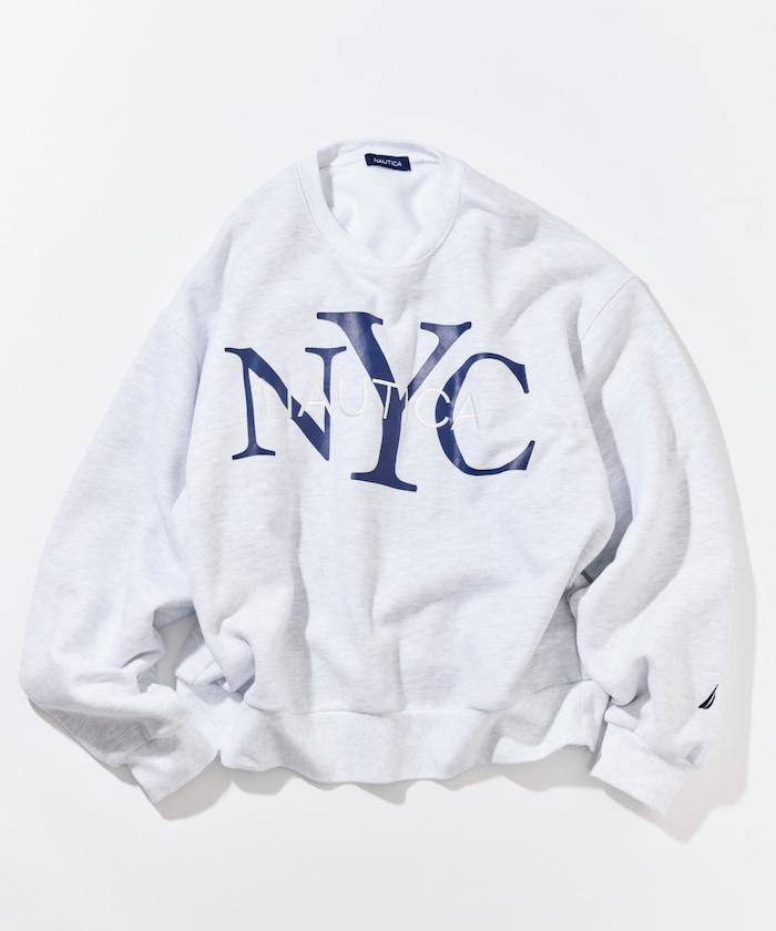 NYC ロゴクルーネック スウェット