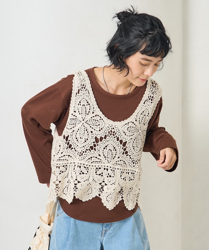 レースベスト ロンT セット 限定展開