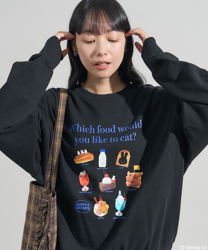 miffy フード プリント スウェット 限定展開