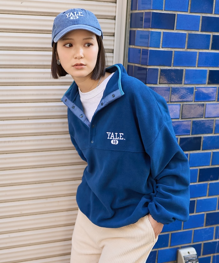 カレッジロゴ フリース スナッププルオーバー＜セットアップ対応＞