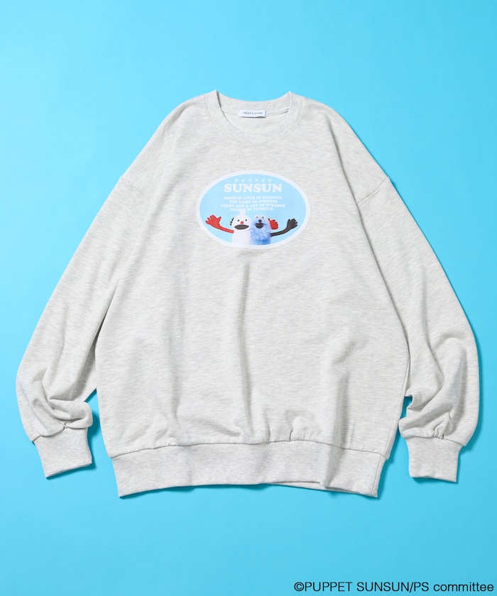【8月21日 12:00販売開始】【パペットスンスン】 フレンドフォトスウェット 限定展開