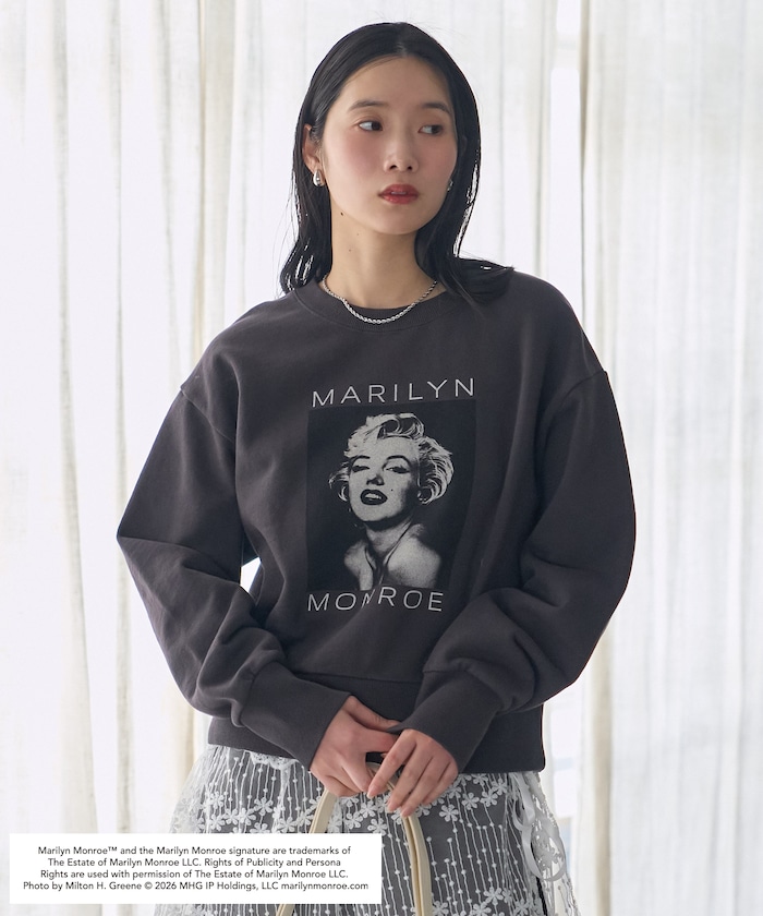 マリリン・モンロー PHOTO PRINT SWEAT SHIRT
