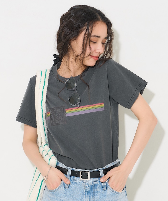 【Beach & Festival】 HERITAGE RAINBOW Tシャツ