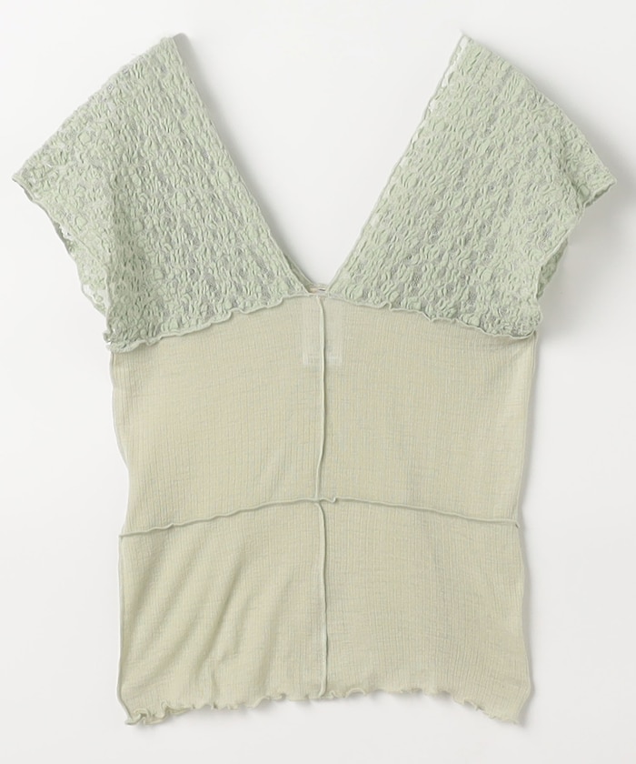 Nehru Tank - Lace & Wool