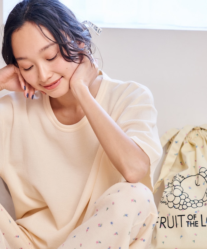 別注 無地Tシャツ フラワーパンツ ルームセット