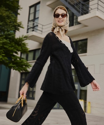 CFCL 新品 リブ編み ノースリーブトップス F レッド（トップス（10  