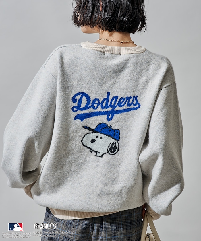 【FREAK'S STORE】 MLB×PEANUTS ジャガードニット female 【FREAK'S STORE】 MLB×PEANUTS ジャガードニット female