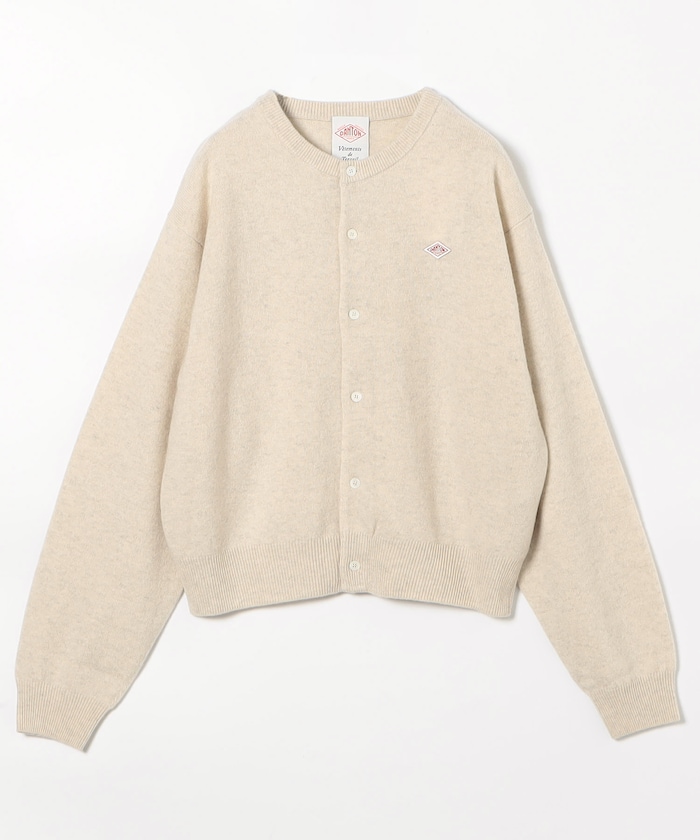 【DANTON】 CREW NECK CARDIGAN female 【DANTON】 CREW NECK CARDIGAN female