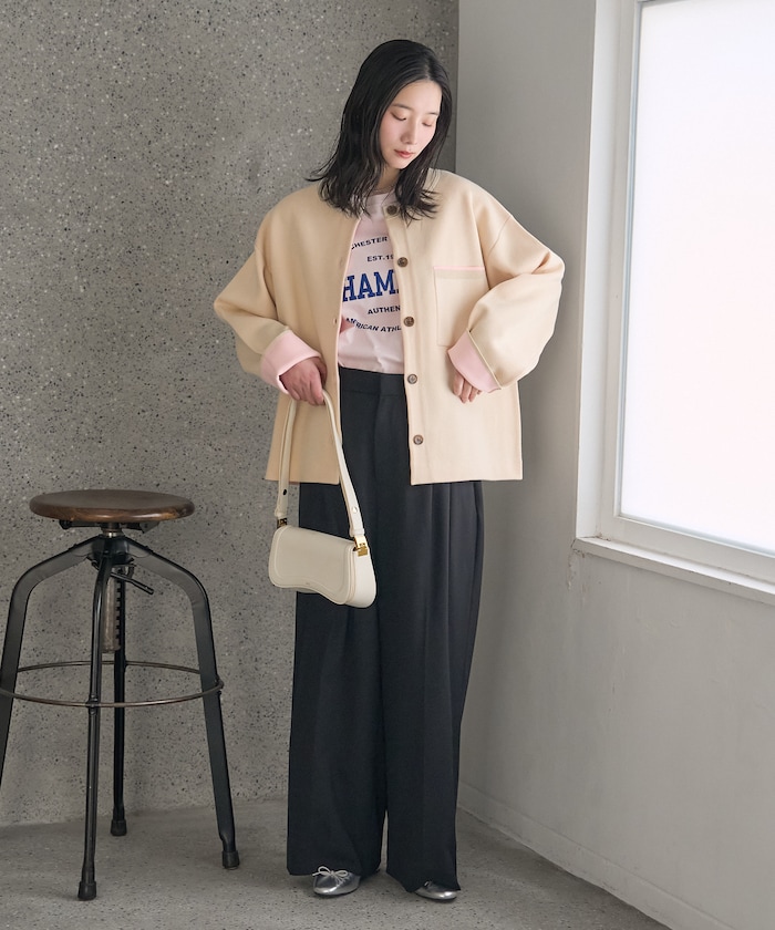 オフホワイト：OFF×PINK