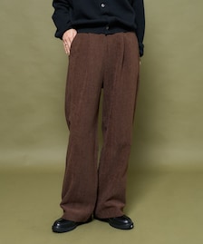 ベロアライク コーデュロイ イージーパンツ