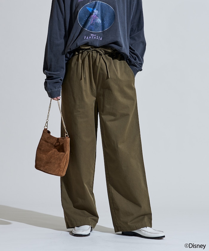 FREAK'S STORE/ツイル イージーストレートパンツ＜セットアップ