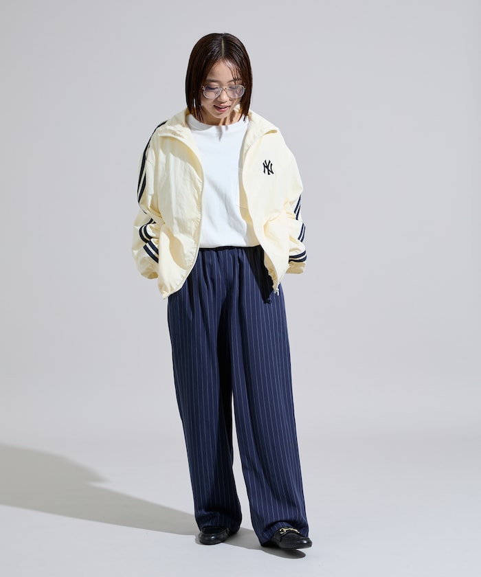ボーダー/ストライプ：NAVY STRIPE