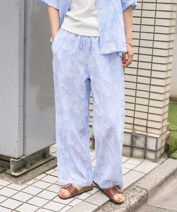インド カットジャガードパンツ＜セットアップ対応＞