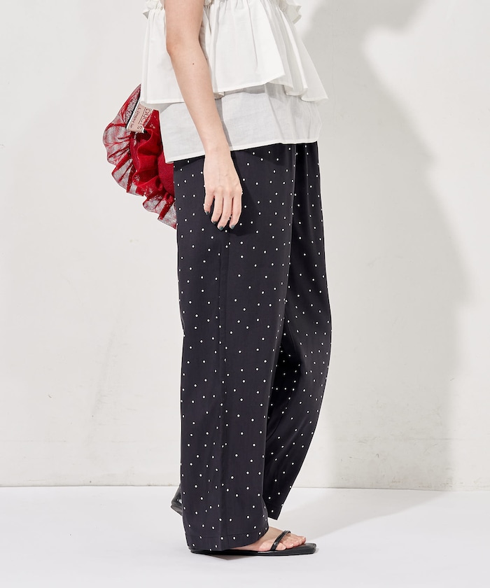 <接触冷感>キュプラ入りイージーパンツ