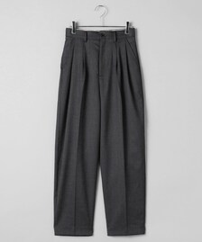 HOLIDAY/WOOL DRAWSTRINGS 2TUCK SLACKS｜Daytona Park(FREAK