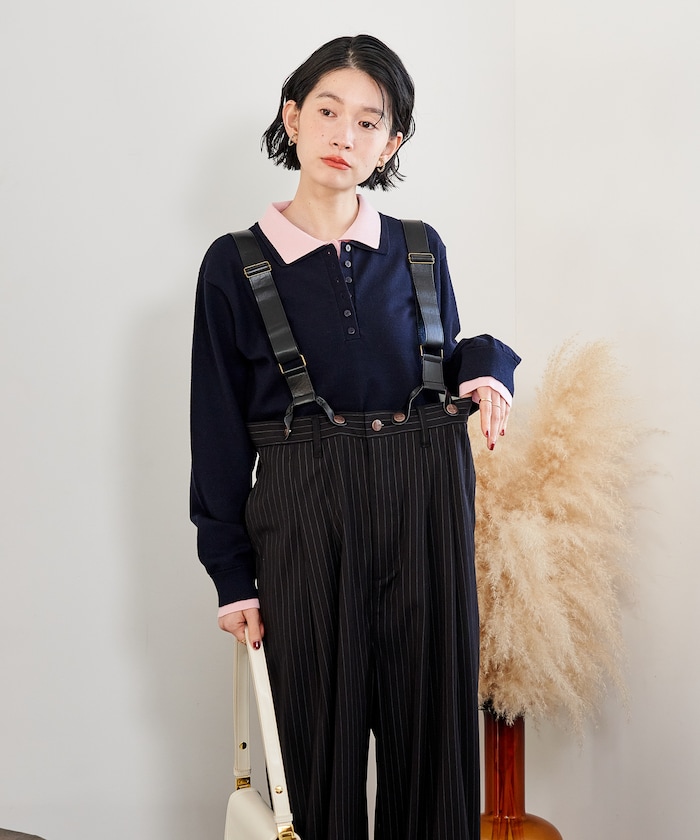 RED KAP/TR サスペンダー付き ビッグ2タック スラックスパンツ