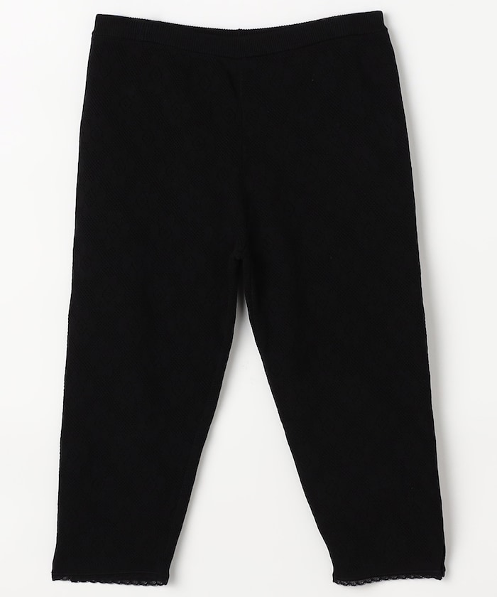 flower jacquard spats