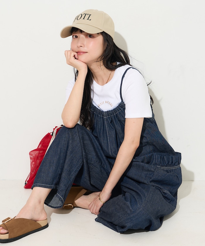 別注 LOOSE FRILL OVERALL