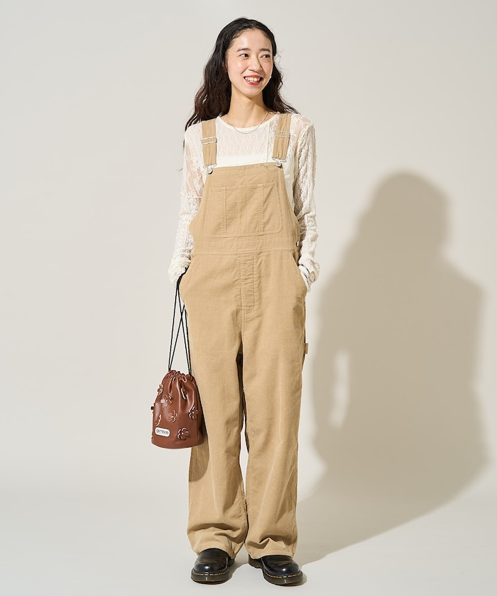 【フリークスストア】シマロンコラボコーデュロイオーバーオール FREAK'S STORE サロペット オーバーオール CIMARRON JEANS