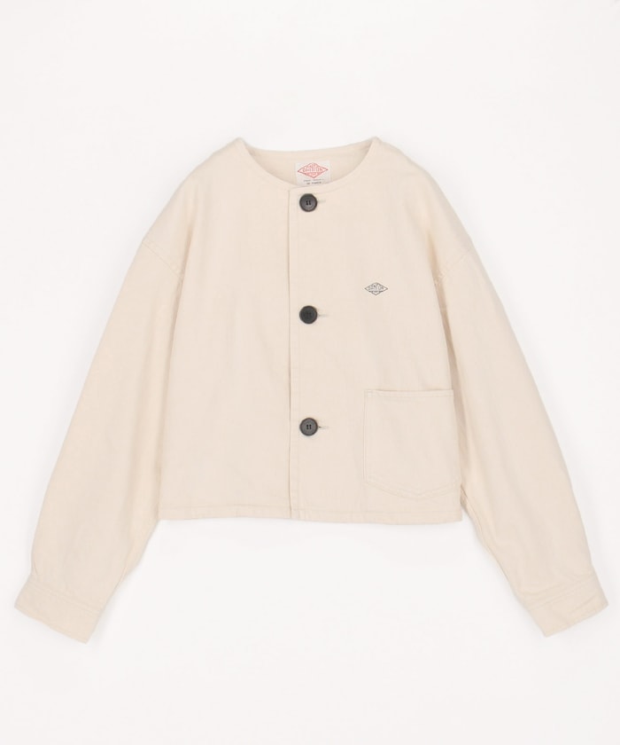 DANTON/Women's Cotton Drill Collarless Short Jacket｜Daytona Park