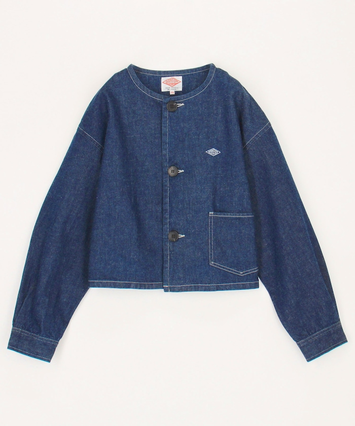 DANTON/Women's Cotton Drill Collarless Short Jacket｜Daytona Park