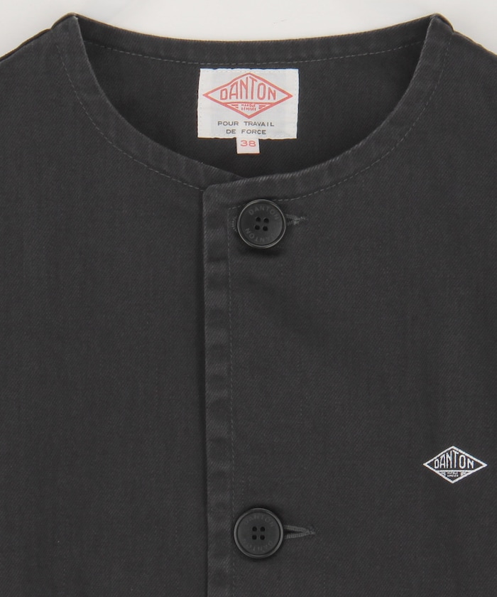 DANTON/Women's Cotton Drill Collarless Short Jacket｜Daytona Park