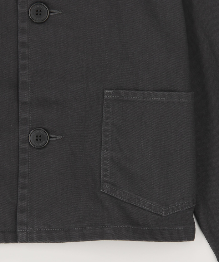 DANTON/Women's Cotton Drill Collarless Short Jacket｜Daytona Park