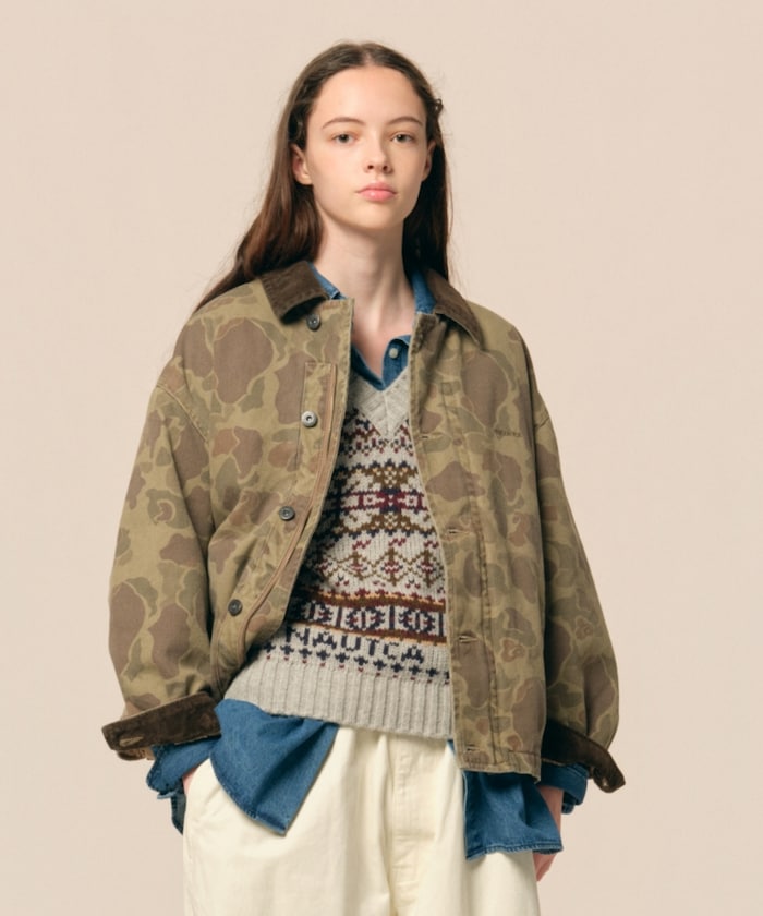 Women's 中綿 クラッシュド ダックブルゾン