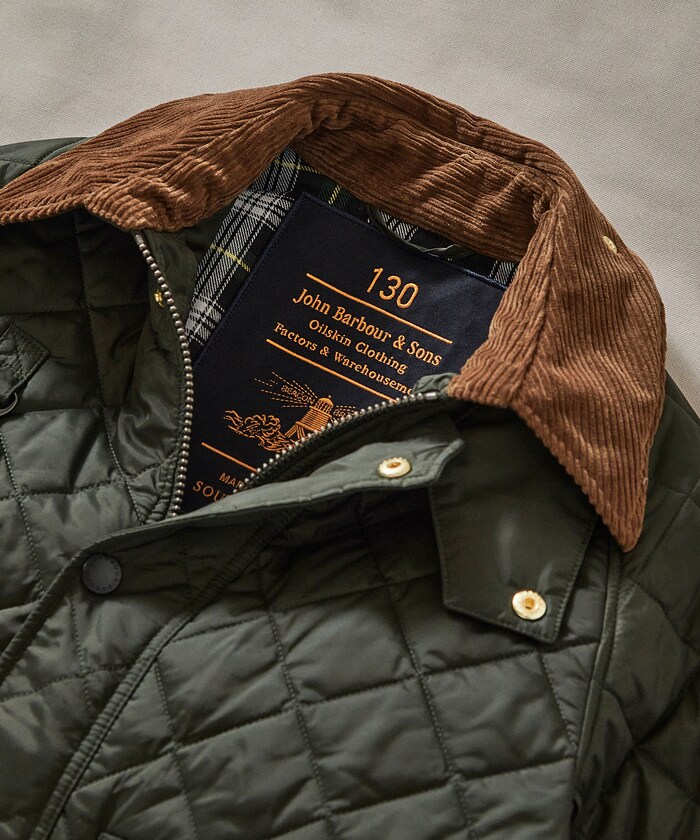 Barbour/130th anniversary spey quilted jacket｜Daytona Park