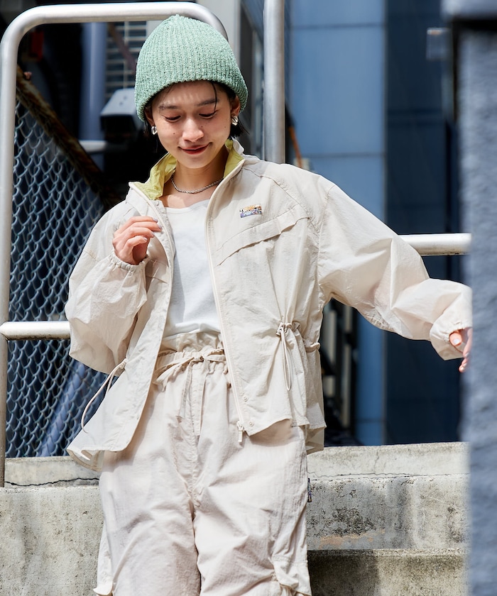 Super Light Nylon 配色 ジップパーカー＜セットアップ対応＞