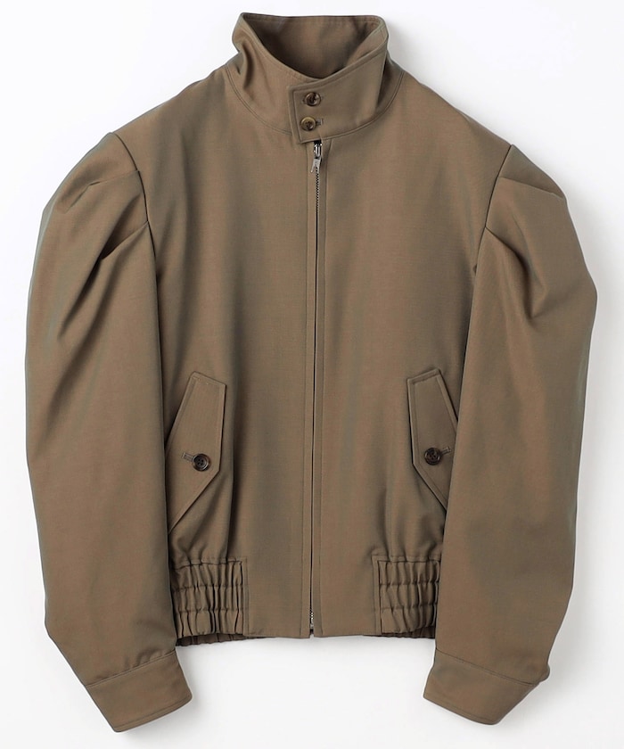 WOOL TWILL PUFF BLOUSON