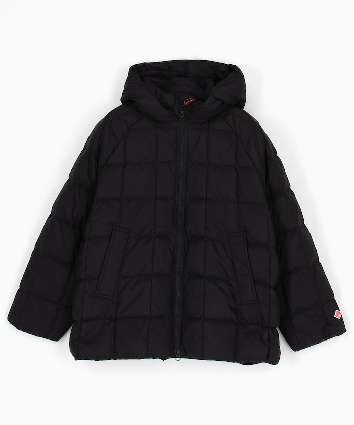 WOMEN'S NYLON TAFFETA SQUARE QUILTED DOWN JACKET