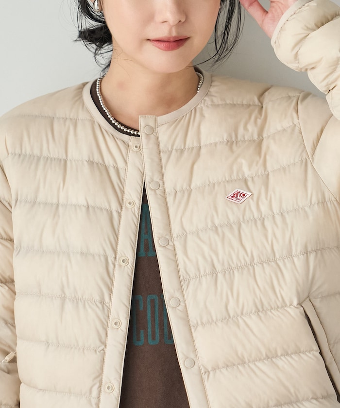 WOMEN'S CREWNECK INNER DOWN JACKET