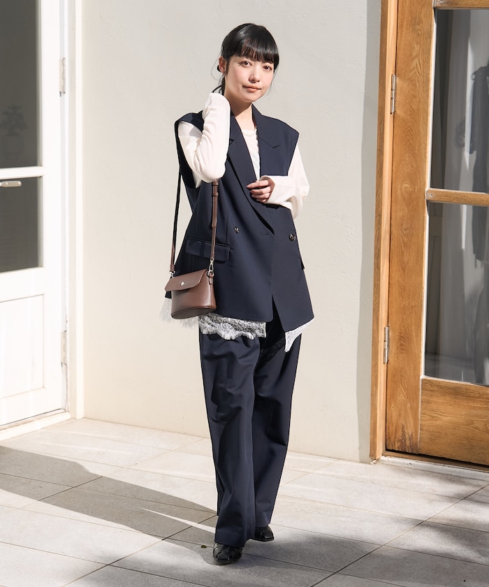 レース付き ベスト＜セットアップ対応＞/オケージョン/ セレモニー