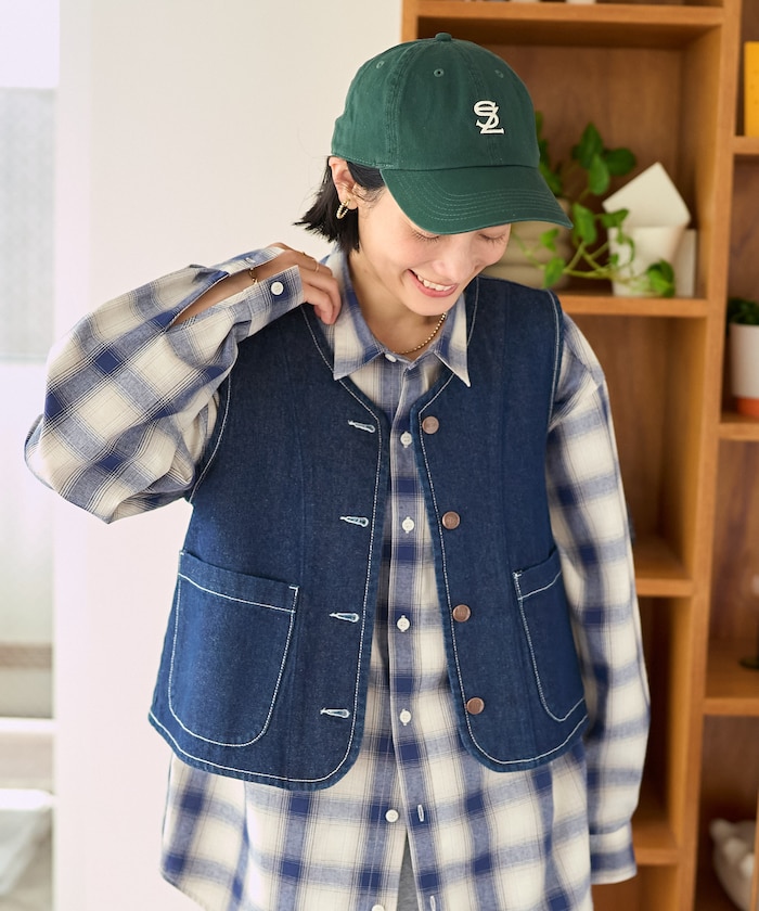 別注 バックギャザーベスト<セットアップ対応>