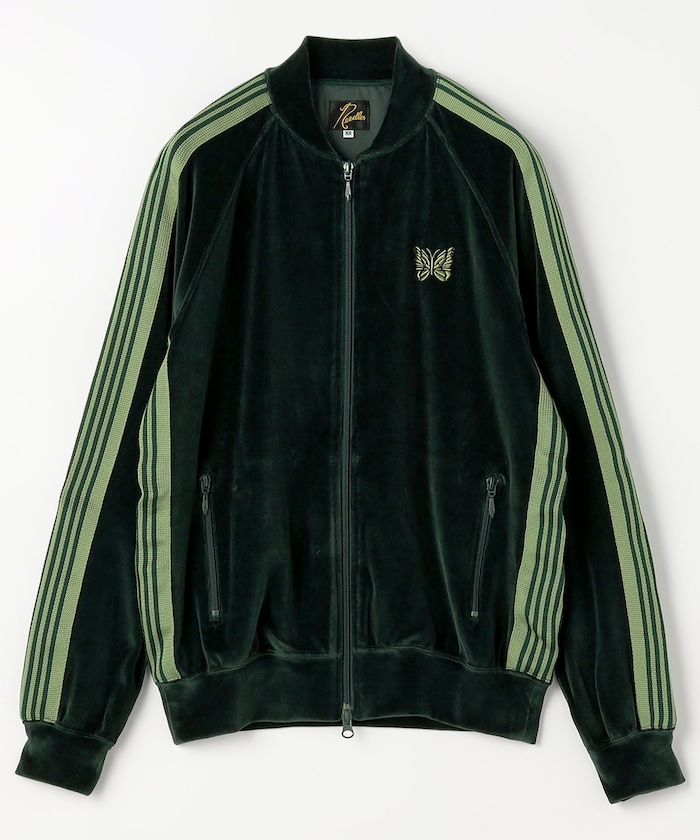 Rib Collar Track Jkt - C/PE Vlr