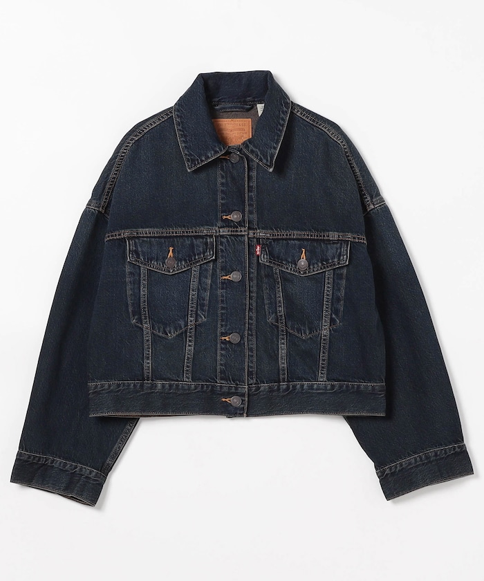 LOOSE CROP TRUCKER/ルーズ クロップ トラッカージャケット