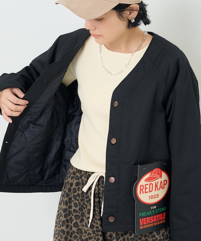 別注中綿ノーカラージャケット