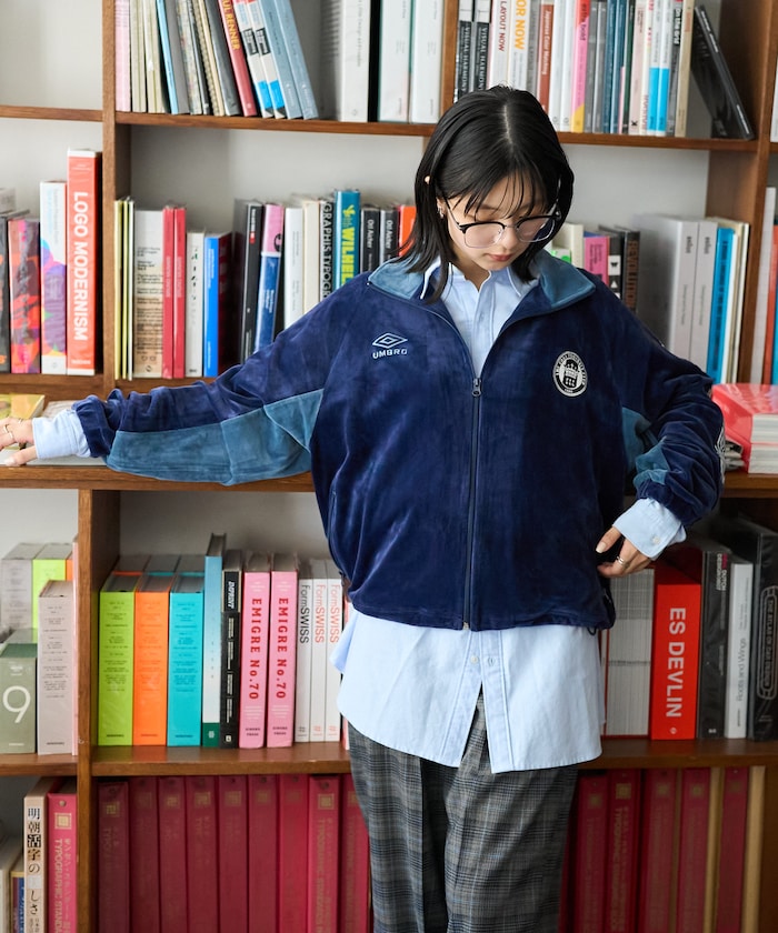 別注 Velour Track Jacket